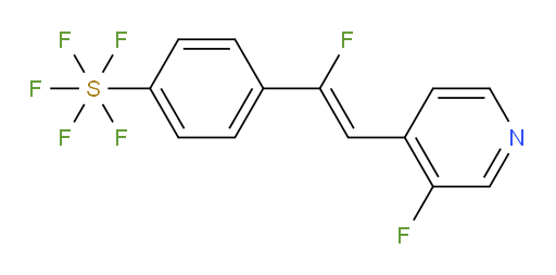 (Z)-4-(1-fluoro-2-(3-fluoropyridin-4-yl)vinyl)(pentafluoromercapto)benzene