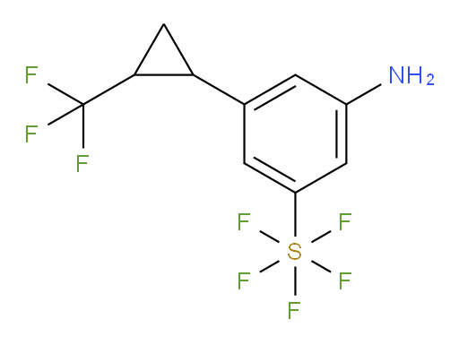 [rel-3-Amino-5-[(1R,2R)-2-(trifluoromethyl)cyclopropyl]phenyl]sulfur pentafluoride
