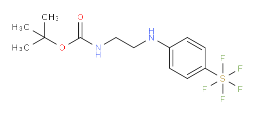 [4-[[2-[[(1,1-Dimethylethoxy)carbonyl]amino]ethyl]amino]phenyl]sulfur pentafluoride