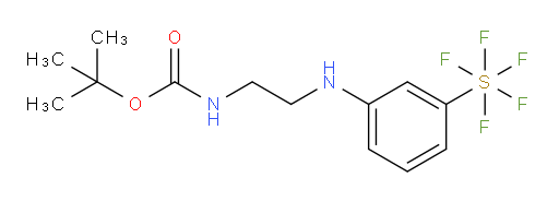 [3-[[2-[[(1,1-Dimethylethoxy)carbonyl]amino]ethyl]amino]phenyl]sulfur pentafluoride