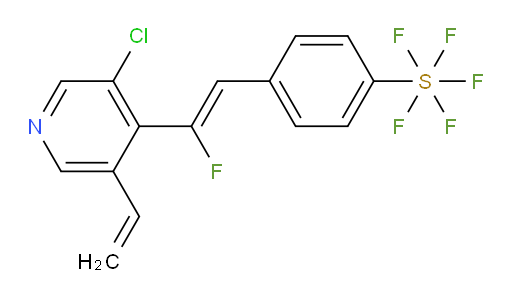(Z)-4-(2-(3-chloro-5-vinylpyridin-4-yl)-2-fluorovinyl)(pentafluoromercapto)benzene