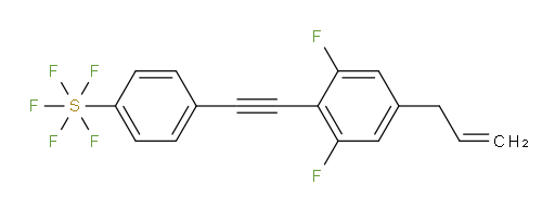 [4-[[2,6-difluoro-4-(2-propenyl)phenyl]ethynyl]phenyl]sulfur pentafluoride