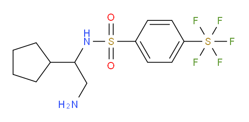 [4-[[(2-Amino-1-cyclopentylethyl)amino]sulfonyl]phenyl]sulfur pentafluoride