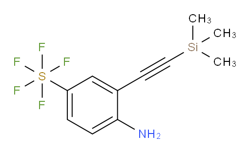 [4-Amino-3-[2-(trimethylsilyl)ethynyl]phenyl]sulfur pentafluoride
