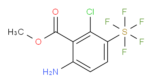 [4-amino-2-chloro-3-(methoxycarbonyl)phenyl]sulfur pentafluoride