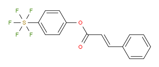 [4-[(1-oxo-3-phenyl-2-propen-1-yl)oxy]phenyl]sulfur pentafluoride