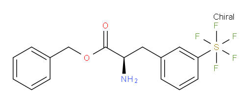 (R)-benzyl 2-amino-3-(3-(pentafluoromercapto)phenyl)propanoate
