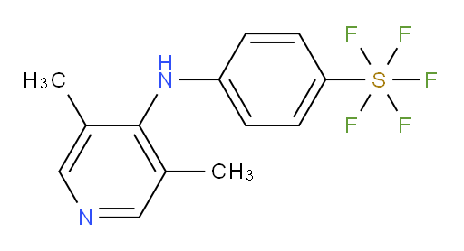 4-((3,5-dimethylpyridin-4-yl)amino)(pentafluoromercapto)benzene