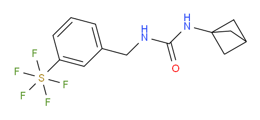 1-(bicyclo[1.1.1]pentan-1-yl)-3-(3-(pentafluoromercapto)benzyl)urea