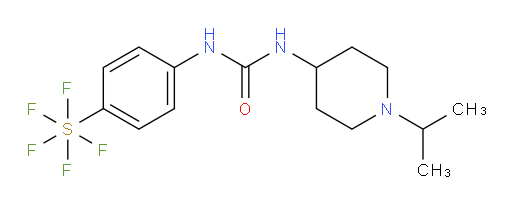 1-(1-isopropylpiperidin-4-yl)-3-(4-(pentafluoromercapto)phenyl)urea