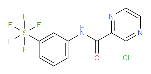 [3-[[(3-chloro-2-pyrazinyl)carbonyl]amino]phenyl]sulfur pentafluoride