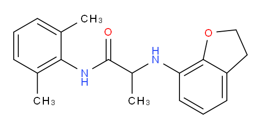 2-((2,3-dihydrobenzofuran-7-yl)amino)-N-(2,6-dimethylphenyl)propanamide