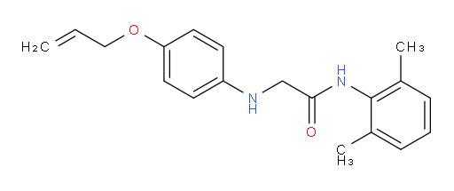 2-((4-(allyloxy)phenyl)amino)-N-(2,6-dimethylphenyl)acetamide