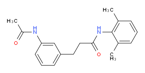 3-(3-acetamidophenyl)-N-(2,6-dimethylphenyl)propanamide