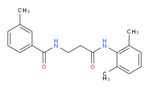 N-(3-((2,6-dimethylphenyl)amino)-3-oxopropyl)-3-methylbenzamide
