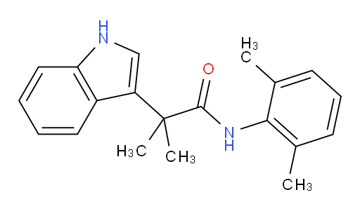 N-(2,6-dimethylphenyl)-2-(1H-indol-3-yl)-2-methylpropanamide