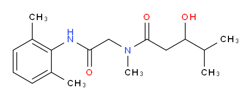 N-(2-((2,6-dimethylphenyl)amino)-2-oxoethyl)-3-hydroxy-N,4-dimethylpentanamide