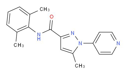 N-(2,6-dimethylphenyl)-5-methyl-1-(pyridin-4-yl)-1H-pyrazole-3-carboxamide