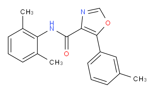 N-(2,6-dimethylphenyl)-5-(m-tolyl)oxazole-4-carboxamide
