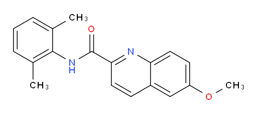N-(2,6-dimethylphenyl)-6-methoxyquinoline-2-carboxamide