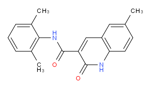 N-(2,6-dimethylphenyl)-6-methyl-2-oxo-1,2-dihydroquinoline-3-carboxamide