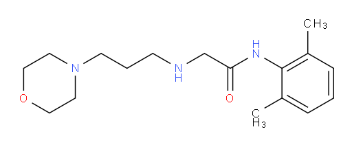 N-(2,6-dimethylphenyl)-2-((3-morpholinopropyl)amino)acetamide