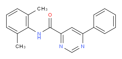 N-(2,6-dimethylphenyl)-6-phenylpyrimidine-4-carboxamide