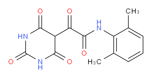 N-(2,6-dimethylphenyl)-2-oxo-2-(2,4,6-trioxohexahydropyrimidin-5-yl)acetamide