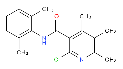2-chloro-N-(2,6-dimethylphenyl)-4,5,6-trimethylnicotinamide