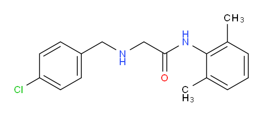2-((4-chlorobenzyl)amino)-N-(2,6-dimethylphenyl)acetamide