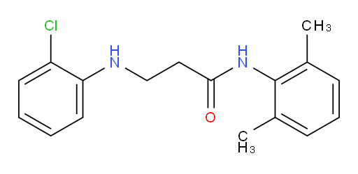 3-((2-chlorophenyl)amino)-N-(2,6-dimethylphenyl)propanamide