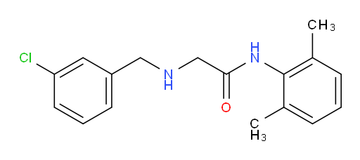 2-((3-chlorobenzyl)amino)-N-(2,6-dimethylphenyl)acetamide