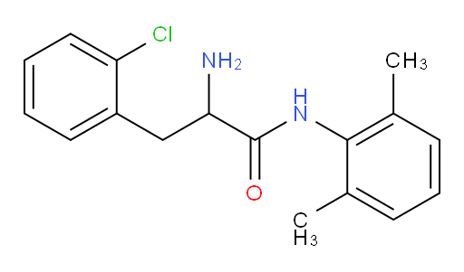 2-amino-3-(2-chlorophenyl)-N-(2,6-dimethylphenyl)propanamide