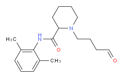 N-(2,6-dimethylphenyl)-1-(4-oxobutyl)piperidine-2-carboxamide