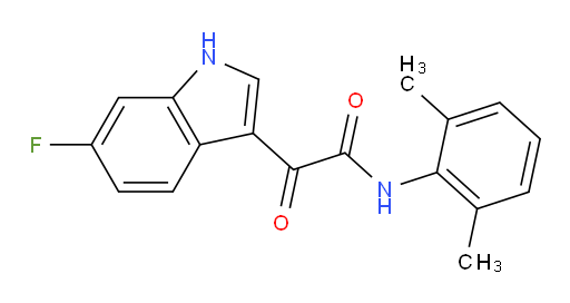 N-(2,6-dimethylphenyl)-2-(6-fluoro-1H-indol-3-yl)-2-oxoacetamide