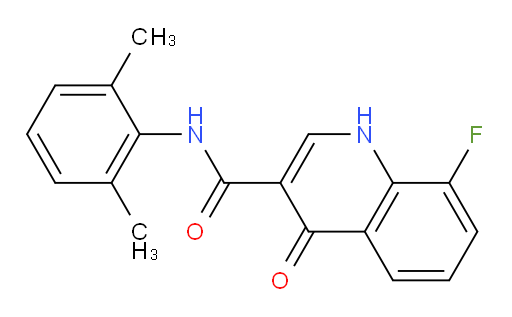 N-(2,6-dimethylphenyl)-8-fluoro-4-oxo-1,4-dihydroquinoline-3-carboxamide
