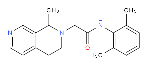 N-(2,6-dimethylphenyl)-2-(1-methyl-3,4-dihydro-2,7-naphthyridin-2(1H)-yl)acetamide