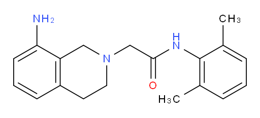 2-(8-amino-3,4-dihydroisoquinolin-2(1H)-yl)-N-(2,6-dimethylphenyl)acetamide