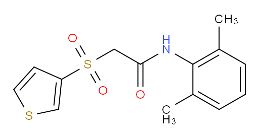 N-(2,6-dimethylphenyl)-2-(thiophen-3-ylsulfonyl)acetamide