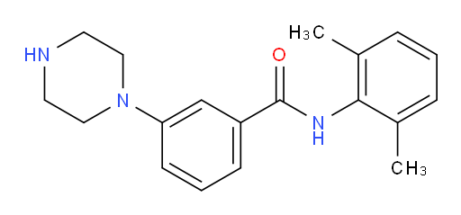 N-(2,6-dimethylphenyl)-3-(piperazin-1-yl)benzamide