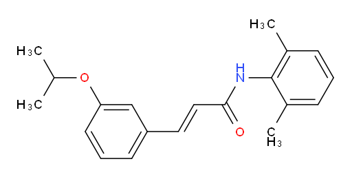 (E)-N-(2,6-dimethylphenyl)-3-(3-isopropoxyphenyl)acrylamide