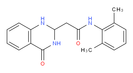N-(2,6-dimethylphenyl)-2-(4-oxo-1,2,3,4-tetrahydroquinazolin-2-yl)acetamide