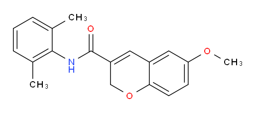 N-(2,6-dimethylphenyl)-6-methoxy-2H-chromene-3-carboxamide