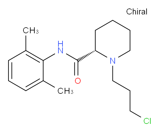 (S)-1-(3-chloropropyl)-N-(2,6-dimethylphenyl)piperidine-2-carboxamide