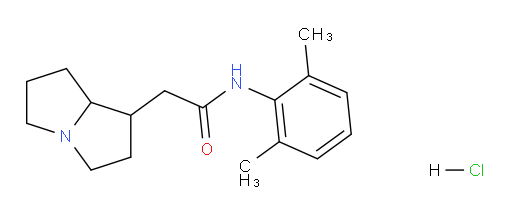 N-(2,6-dimethylphenyl)-2-(hexahydro-1H-pyrrolizin-1-yl)acetamide hydrochloride