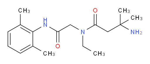 3-amino-N-(2-((2,6-dimethylphenyl)amino)-2-oxoethyl)-N-ethyl-3-methylbutanamide