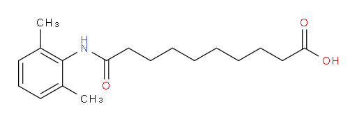 10-((2,6-dimethylphenyl)amino)-10-oxodecanoic acid