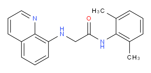N-(2,6-dimethylphenyl)-2-(quinolin-8-ylamino)acetamide