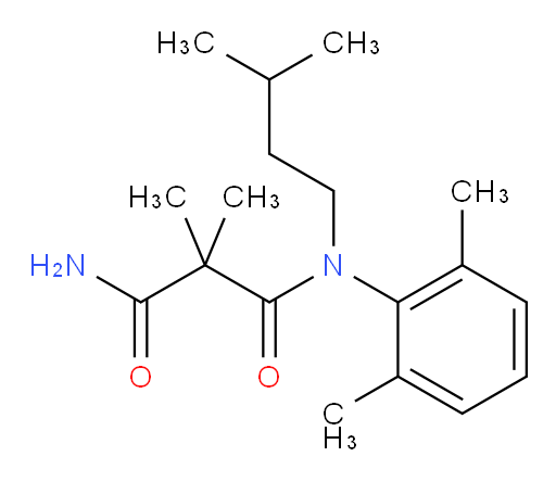 N1-(2,6-dimethylphenyl)-N1-isopentyl-2,2-dimethylmalonamide