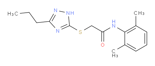N-(2,6-dimethylphenyl)-2-((3-propyl-1H-1,2,4-triazol-5-yl)thio)acetamide